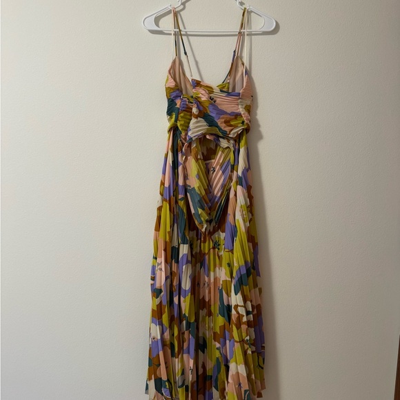 Astr Multicolor Pleated Maxi Dress - Picture 2 of 7